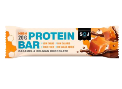 Proteinovyy batonchik Protein Bar s iriso-slivochnymvkusom v molochnom shokolade 50g