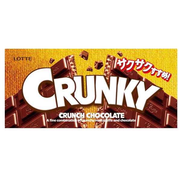 Shokolad Lotte Crunky khrustyashchiy 34g