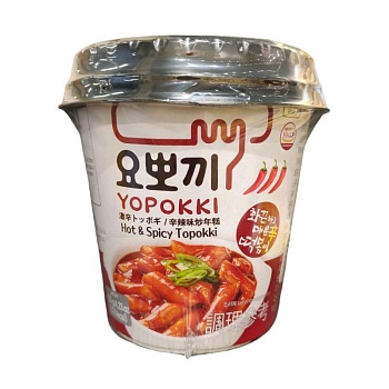 Токпокки Yopokki Hot & Spicy с острым пряным вкусом 120г