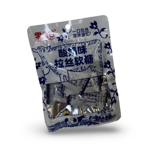 Zhevatelnye konfety Lingshigu yogurtovye 40g