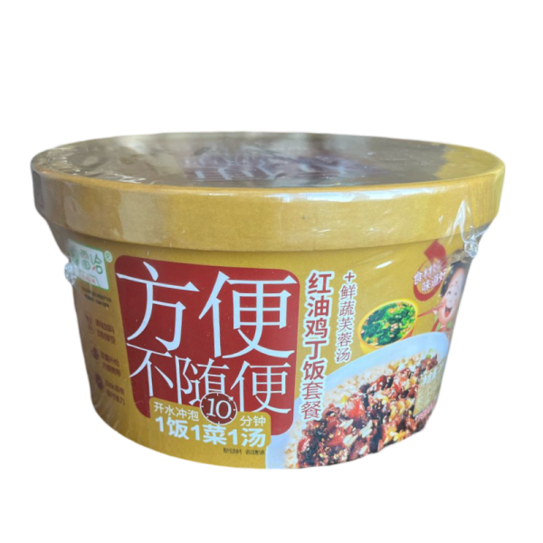 Ris LeiQia so vkusom kusochkov zharennoy kuritsy v ostrom souse 204g