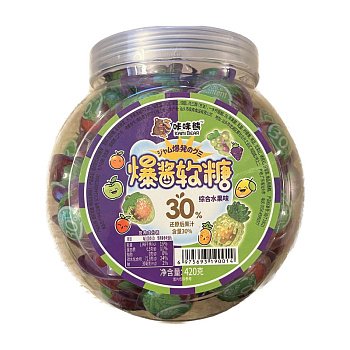 Мармелад Kami Bear с жидкой начинкой фруктовый 420г