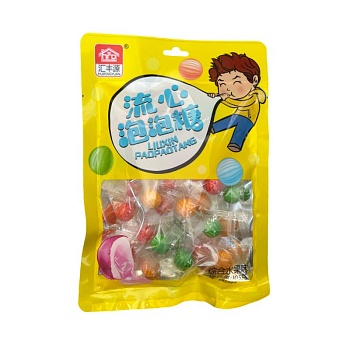Жевательная резинка Huifengyuan с жидкой фруктовой начинкой 105г