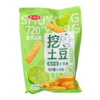 Чипсы ShuYangyang Cuipian со вкусом лайма 275г