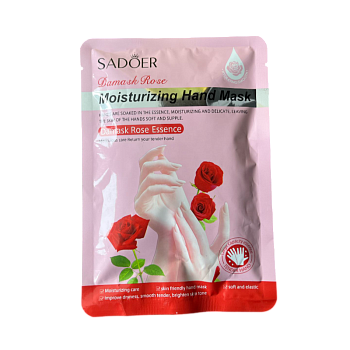 Маска Sadoer для рук эссенцией Дамасской розы
