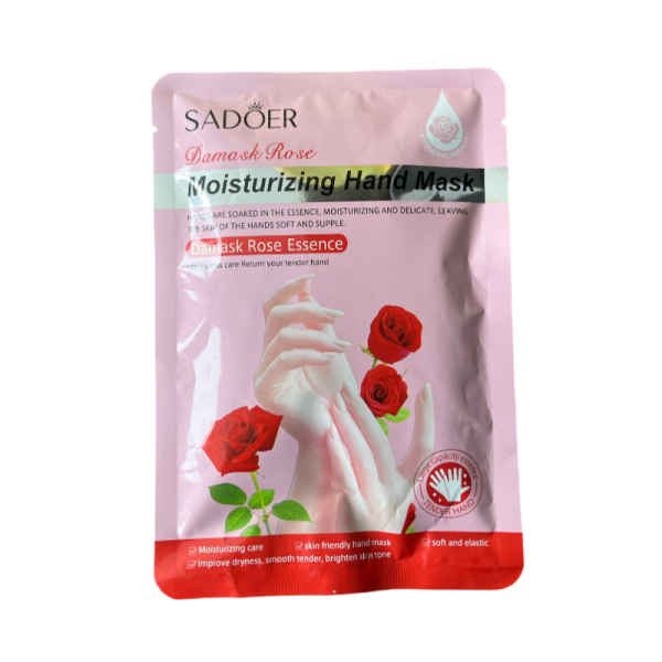 Maska Sadoer dlya ruk essentsiey Damasskoy rozy