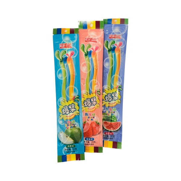 Zhevatelnaya rezinka Burn s nachinkoy miks vkusov 25g