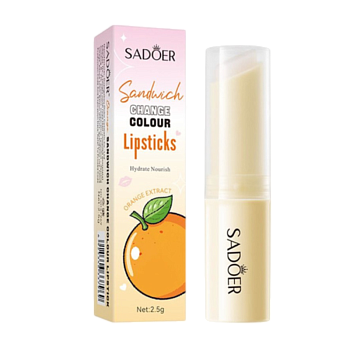 Бальзам Sadoer для губ с экстрактом апельсина 3г