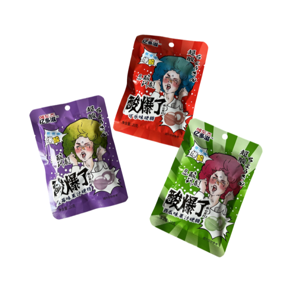 Konfety Yiduozi Sour superkislye miks vkusov 20g_2