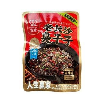 Соевое мясо Shuangjiao Lao Chang острое 40г