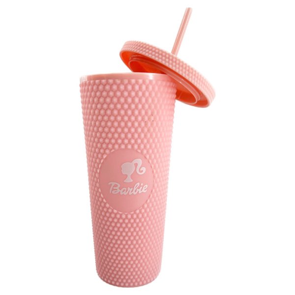 Stakan Yokee Barbie nezhno rozovyy 700ml