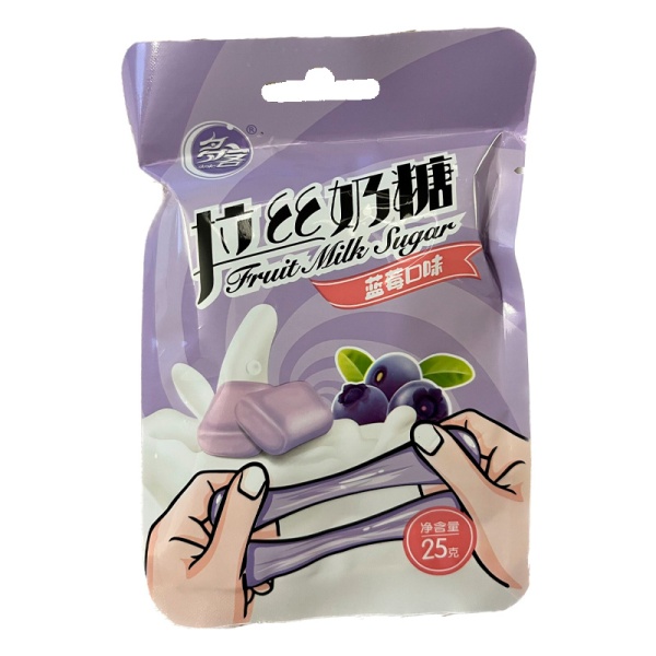 Konfety zhevatelnye Duoke Fruit Milk chernika 25g
