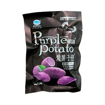 Чипсы Shan Hai Food Purple Potato фиолетовый картофель 43г