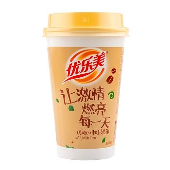 Чай Youlemei молочный с кокосовым желе со вкусом красной фасоли 80г