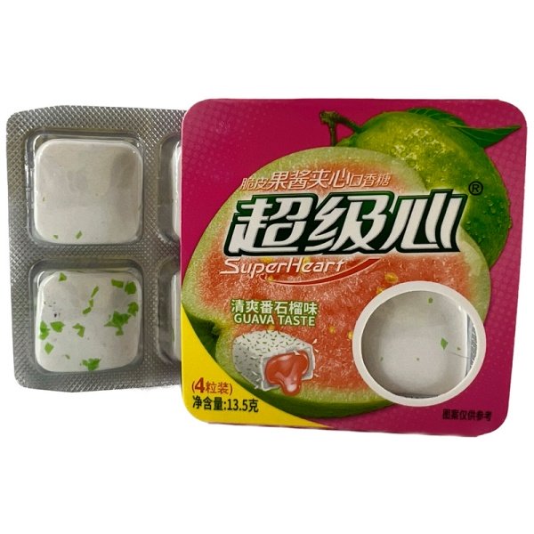 Zhevatelnaya rezinka Super Heart Guava 13,5g