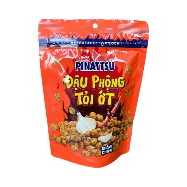 Arakhis v glazuri OISHI so vkusom chesnoka i pertsa chili 85g