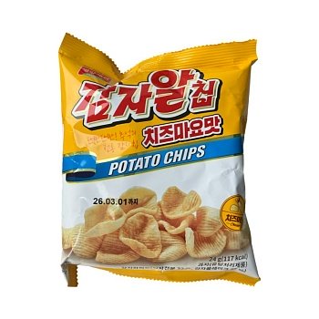 Чипсы Youngyang со вкусом сыра и майонеза 24г