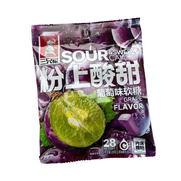 Marmelad Guangdong kislo-sladkiy so vkusom vinograda 28g