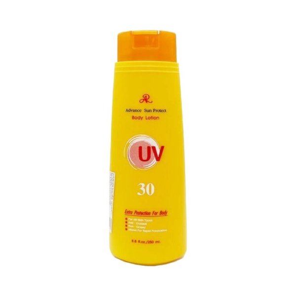 Solntsezashchitnyy loson dlya tela AR Advance SPF30 UV30 250ml