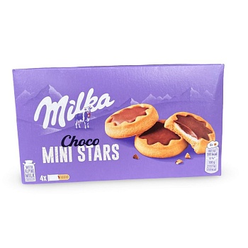 Печенье Milka Шоколадные малютки с молочной начинкой 150г