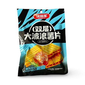 Чипсы Weiyijia со вкусом острого стейка 36г