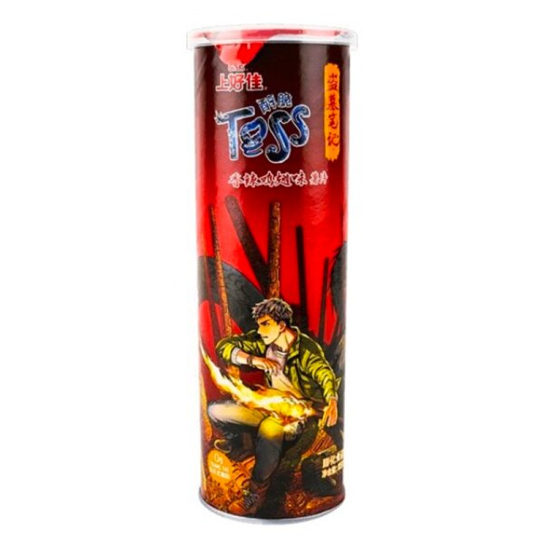 Chipsy Oishi Toss s ostrymi kurinymi krylyshkami 85g