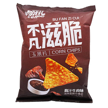 Чипсы Gouyaer кукурузные со вкусом стейка 158г