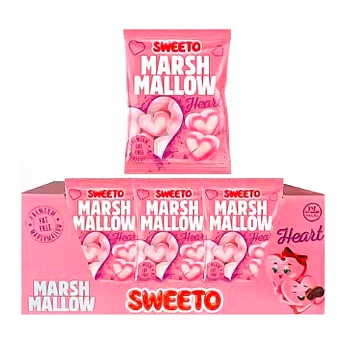 Маршмеллоу Sweeto сердечки 30г