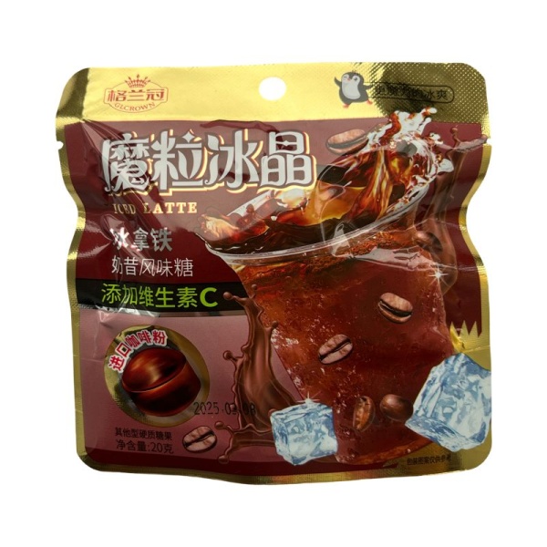 Konfety Glcrown so vkusom kholodnogo kofe 20g