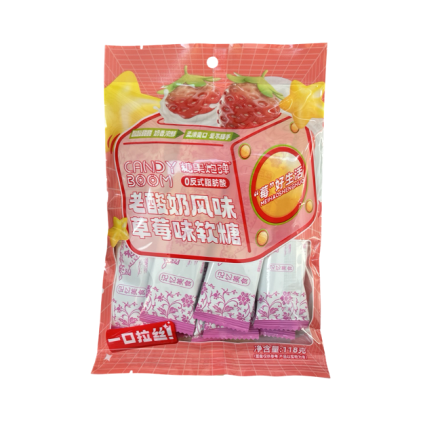 Marmelad Candy Boom klubnichno-yogurtovyy 118g