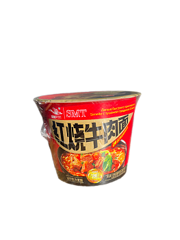 Лапша SMT со вкусом тушеной говядины 100г