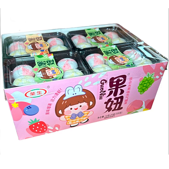 Маршмеллоу GuoNiu с фруктовой начинкой 16г