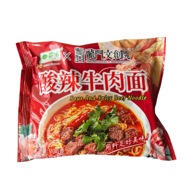 Lapsha LeiQia Drakon so vkusom govyadiny v kislo-sladkom souse 130g