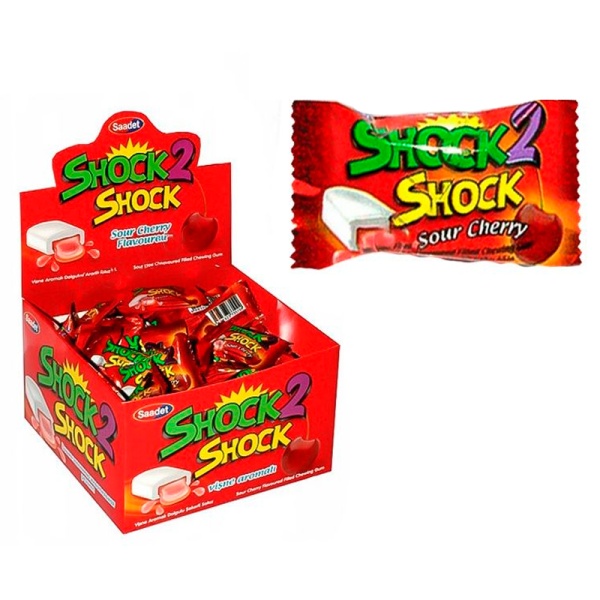 Zhevatelnaya rezinka Saadet Shock2Shock vishnya 4g