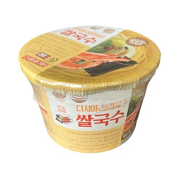 Лапша Badabon рсовая со вкусом креветок 93г