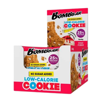 Печенье Bombbar со вкусом Малинового чизкейка 40г