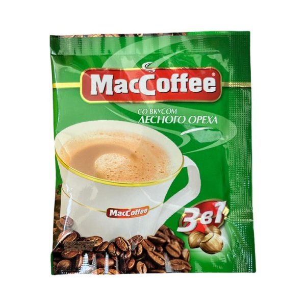 Kofe Maccoffe so vkusom lesnogo orekha 18gr