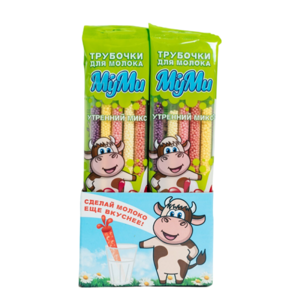 Trubochki dlya moloka Mumi utrenniy miks 38g