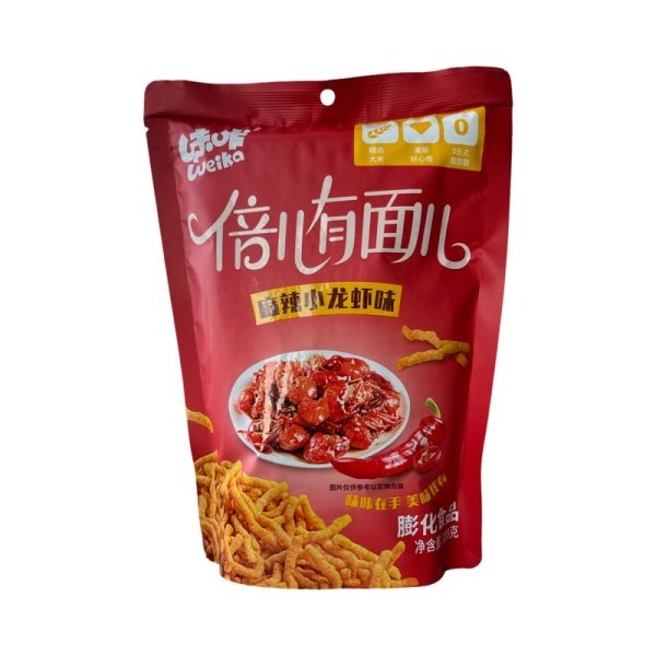 Chipsy Beier Youmian kukuruznye so vkusom ostrykh rakov 188g