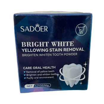 Порошок Sadoer для зубов отбеливающий 50г