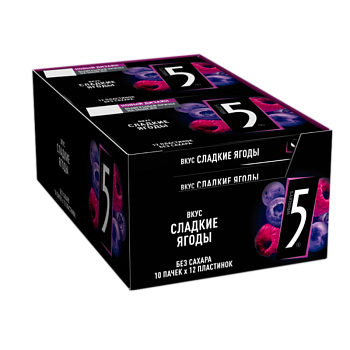 Жевательная резинка Five сладкие ягоды 