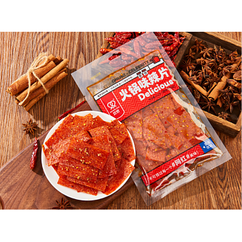 Соевое мясо Shuangjiao Celebrity острое 102г