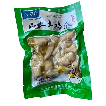 Куриные лапки Shuangkeli с сычуанским перцем 220г