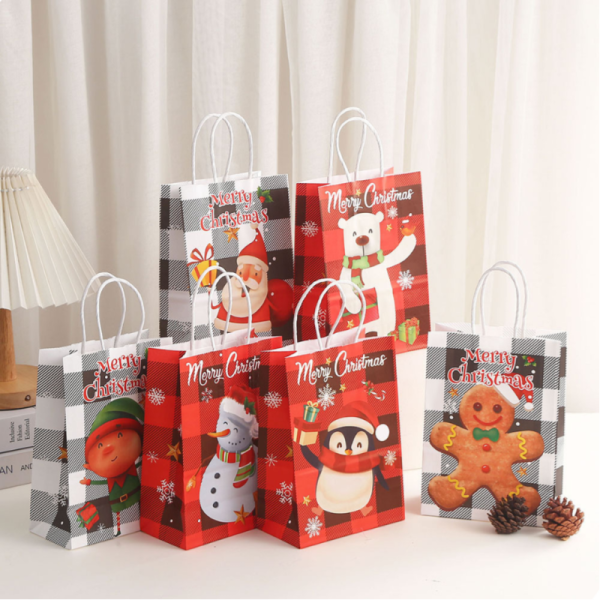 Paket podarochnyy Snax Merry Christmas 21x15x8