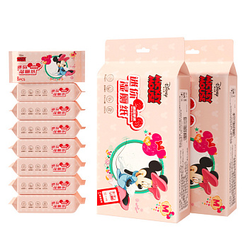 Салфетки влажные Snax Mickey Mouse 8шт