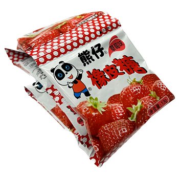 Мармелад Panda Kid Клубника на ленте 13г