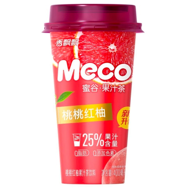 Fruktovyy chay Meco so vkusom persika i krasnogo pomelo 400ml