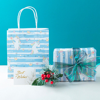 Пакет подарочный Yokee Unicorn 21*18см