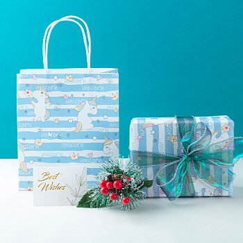 Пакет подарочный Yokee Unicorn 21*18см