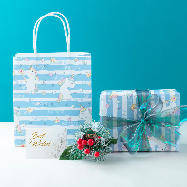Paket podarochnyy Yokee Unicorn 21*18sm_2